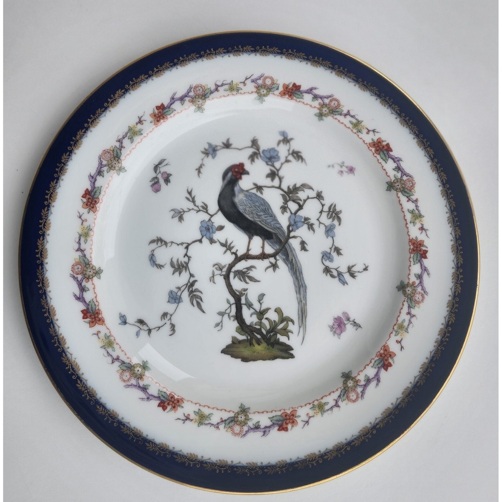 Pheasant Plate Germany Bavaria Macy Gold Trim 10.25"